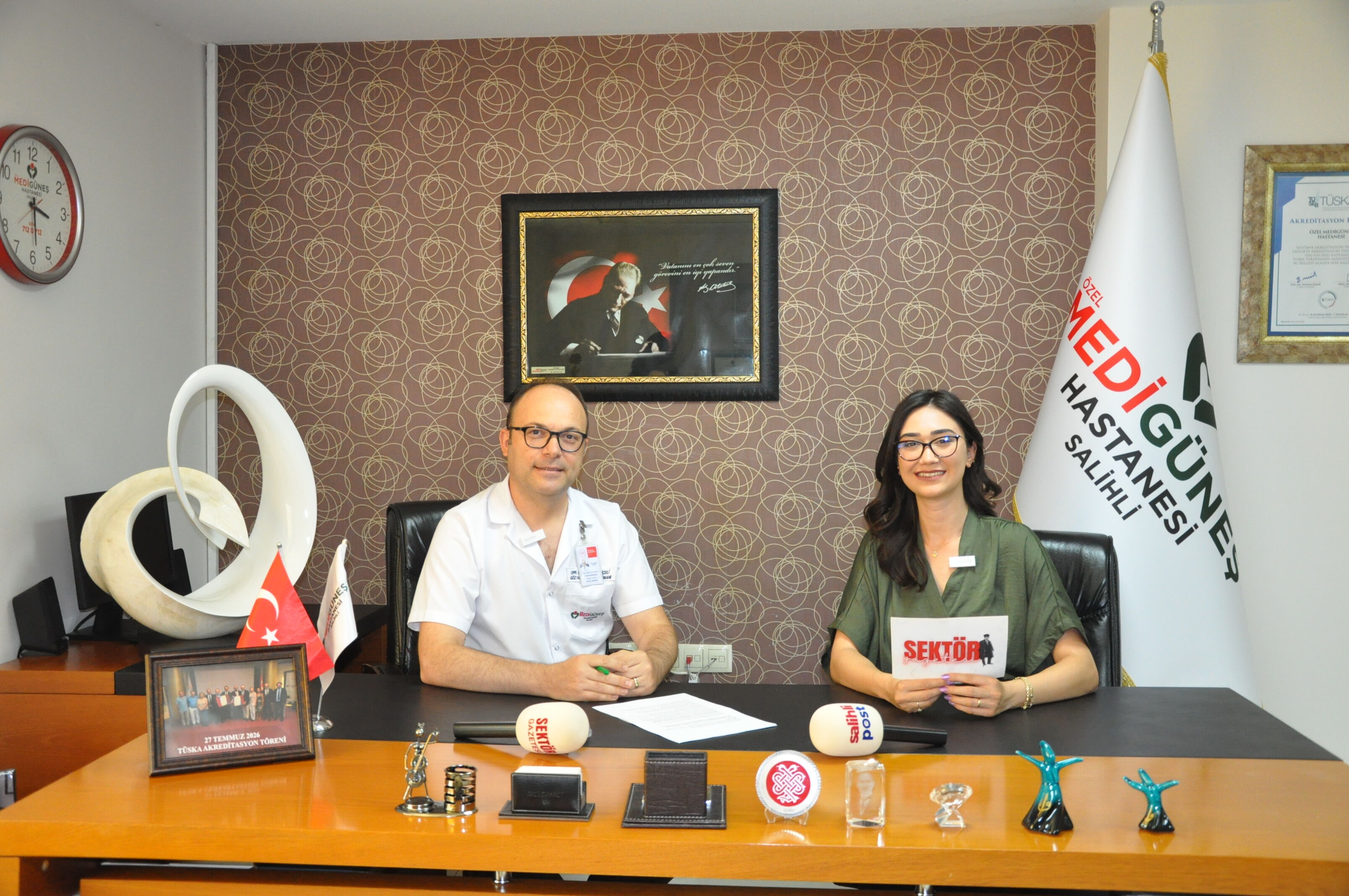 Manisa’da Bir Ilk! Salihli Medigüneş Hastanesi Tüska Akreditasyonu Aldı (2)