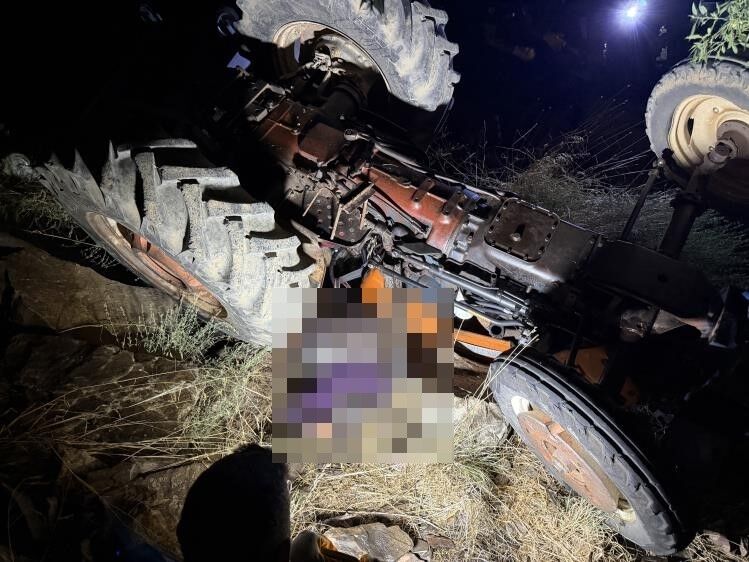 Romork Yan Yatti Traktor Dereye Uctu Kari Koca Hayatini Kaybetti (4)