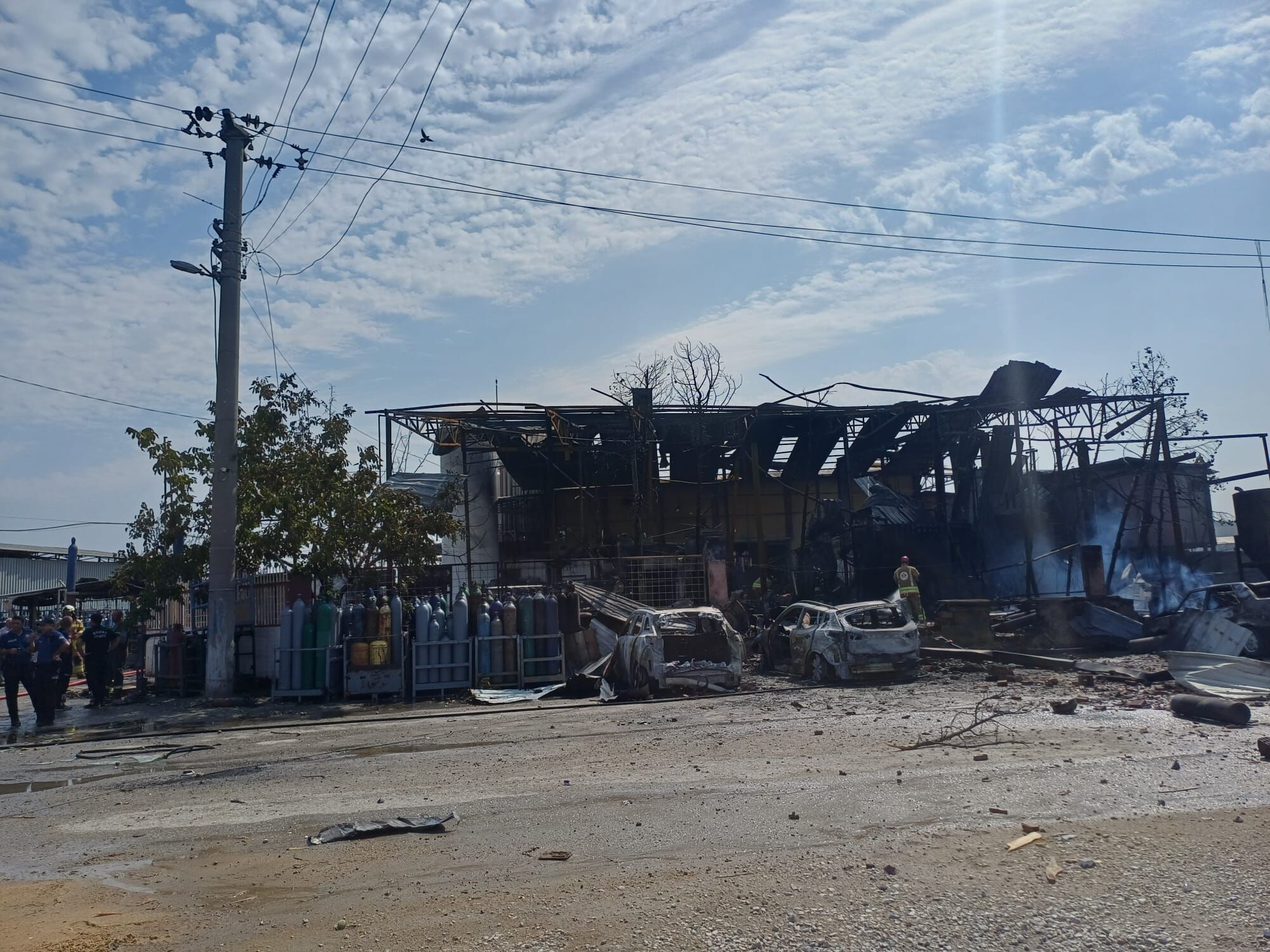Salihlide Gaz Dolum Tesisinde Patlama 2 Olu 2 Yarali (8)
