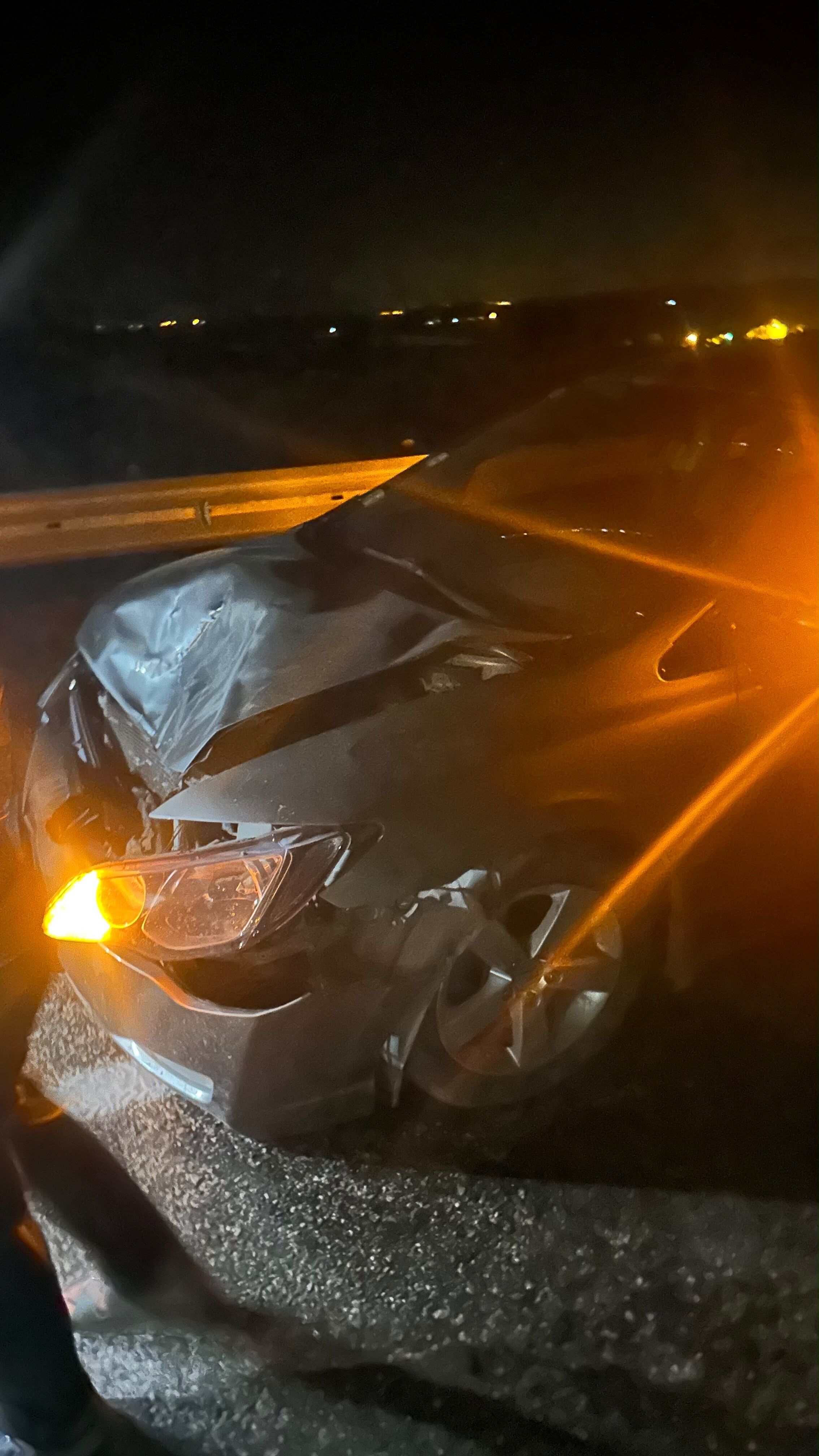 Surucu Neye Ugradigini Sasirdi Yola Cikan Esek Kazaya Neden Oldu (3)