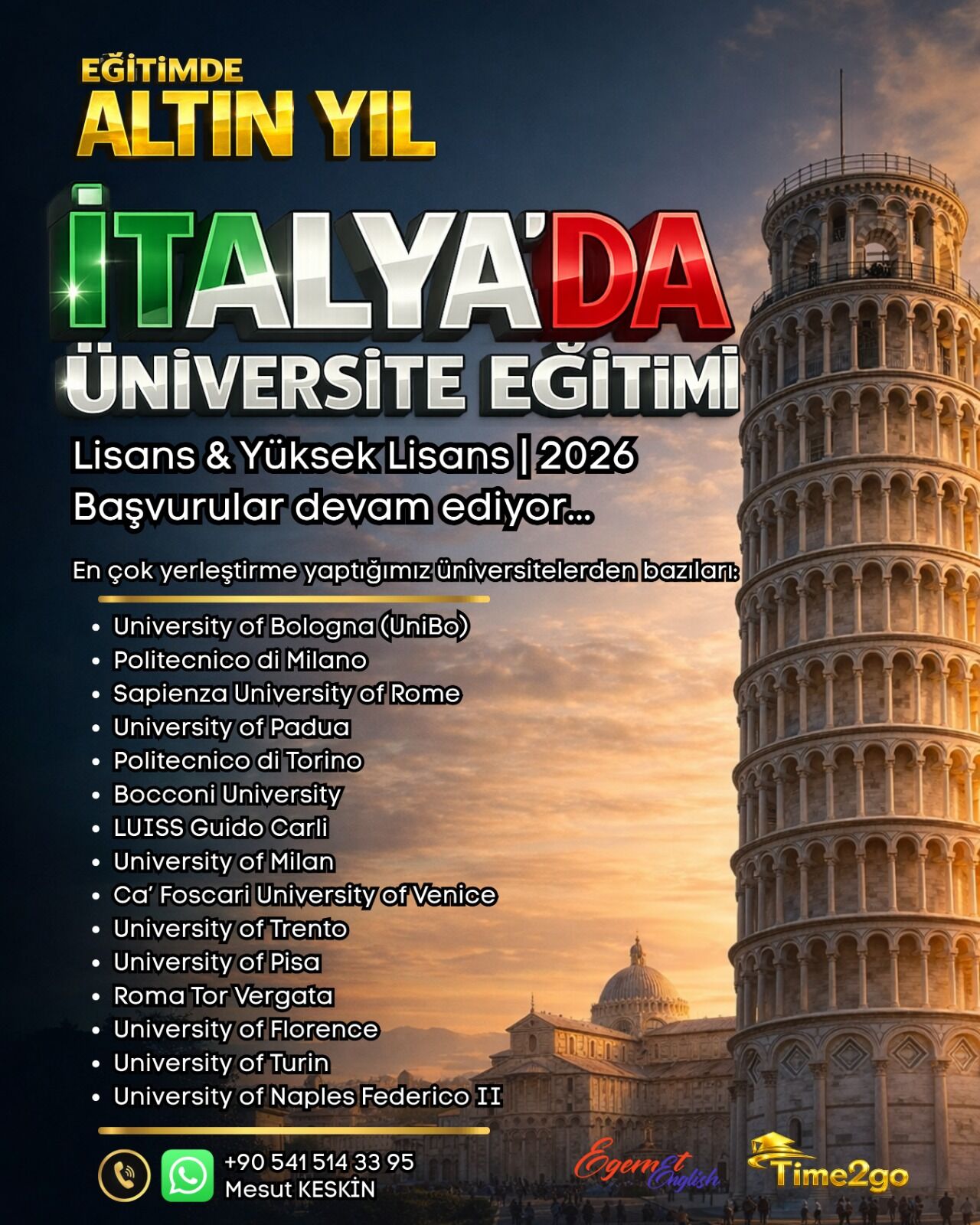 Hayalinizdeki Eğitime Giden Yol Egemet English Ve Time2Go İtalya İş Birliğiyle Açılıyor (2)-1