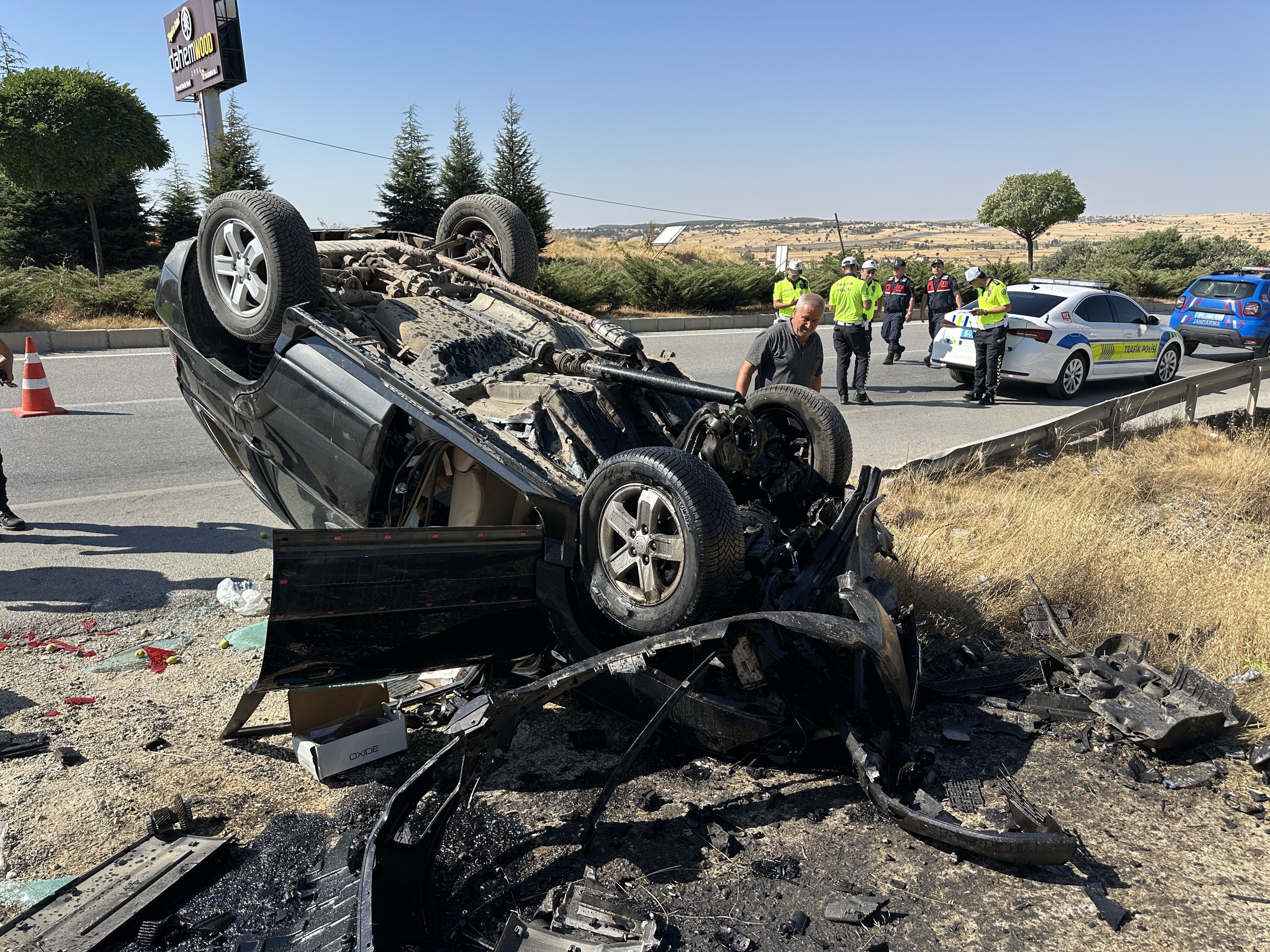 Takla Atan Otomobilde Ağır Yaralanmıştı! 66 Yaşındaki Sürücüden Acı Haber (3)