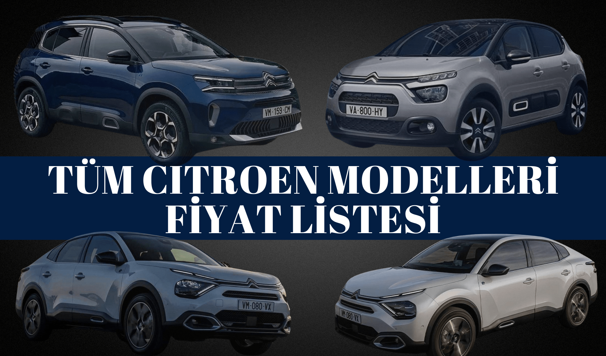 Citroen Fiyat Listesi 2024 | Citroen C3, C4, C5, Aircross, Ami ve C ...